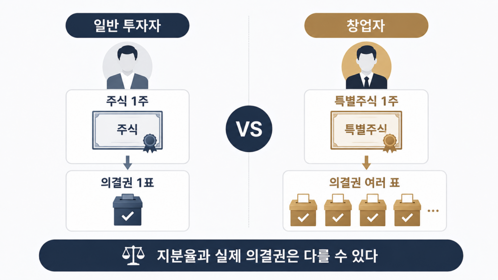 앤트로픽 복수의결권 일반 주주와 창업자 비교