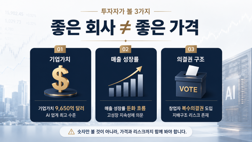 앤트로픽 상장 후 확인할 기업가치 매출 성장률 의결권
